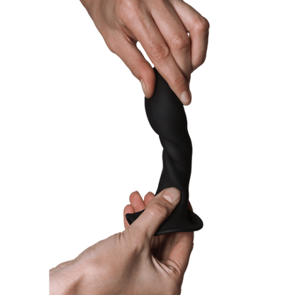 DILDO CON VENTOSA HITSENS 5 BLACK